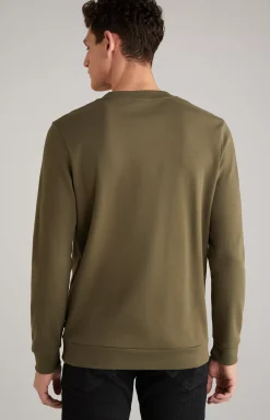 Discount JOOP! Alfred Cotton Sweatshirt in olive