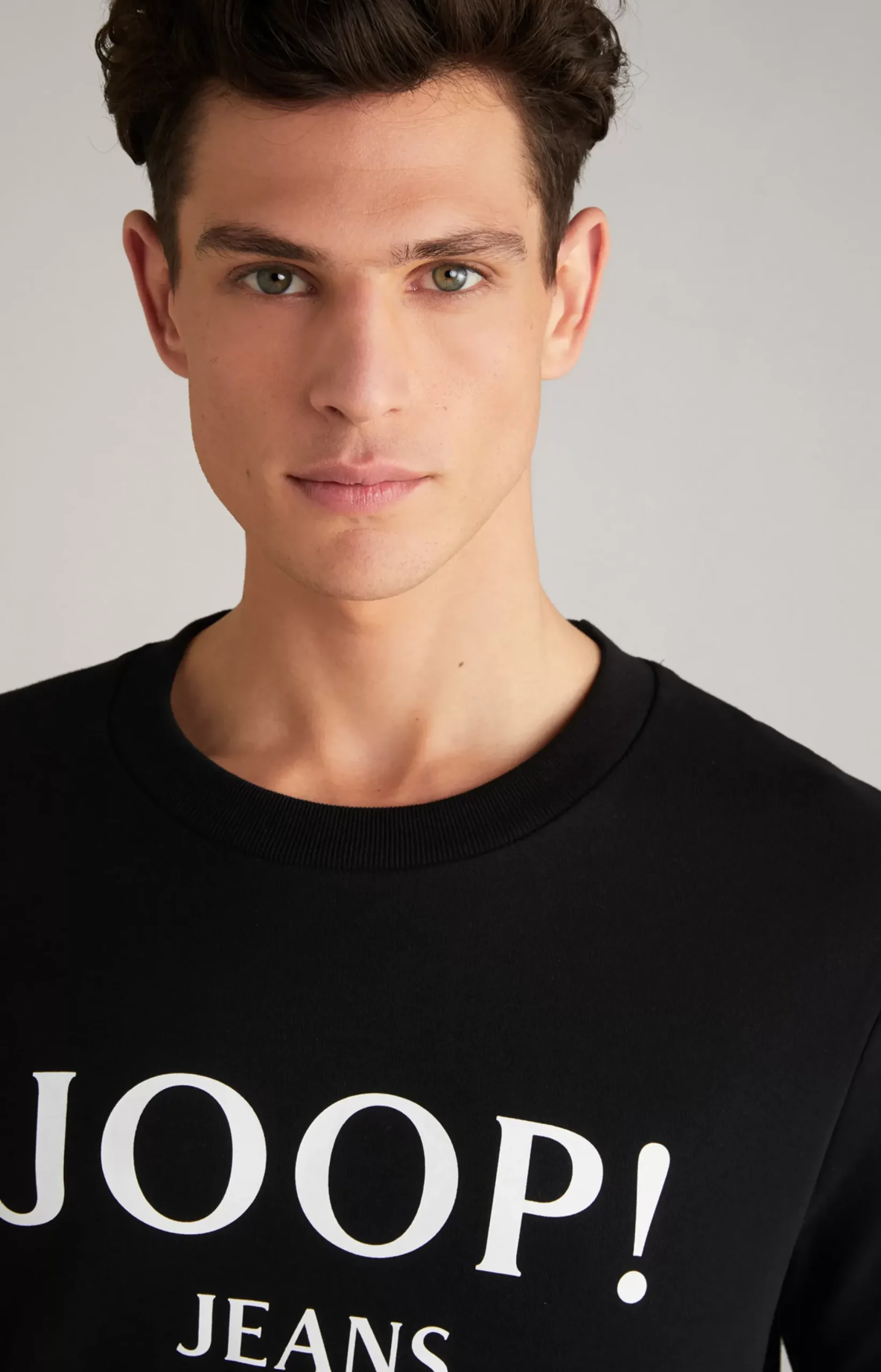 Online JOOP! Alfred Cotton Sweatshirt in black