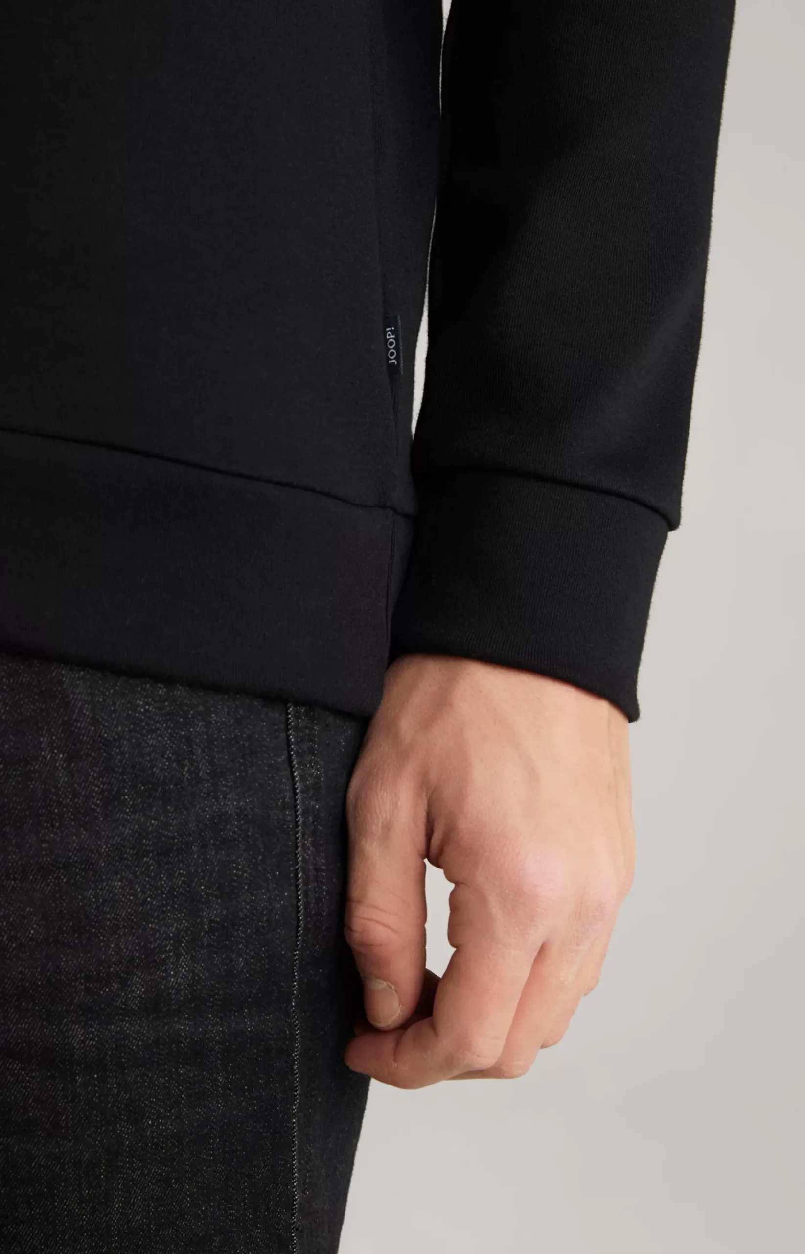 Online JOOP! Alfred Cotton Sweatshirt in black