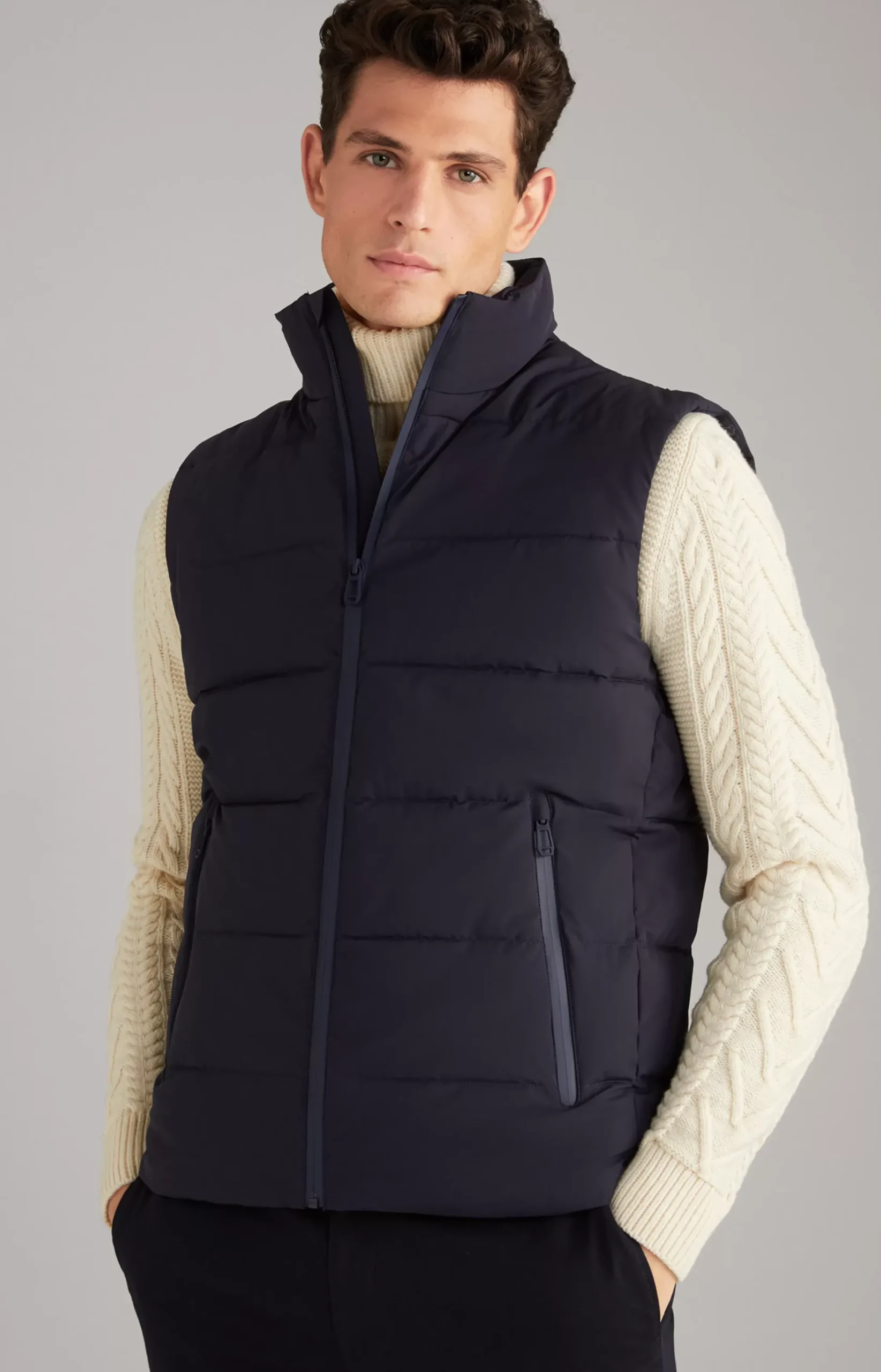 Clearance JOOP! Allix Quilted Vest in dark blue