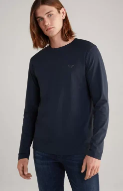 New JOOP! Alphis Long Sleeve Top in navy