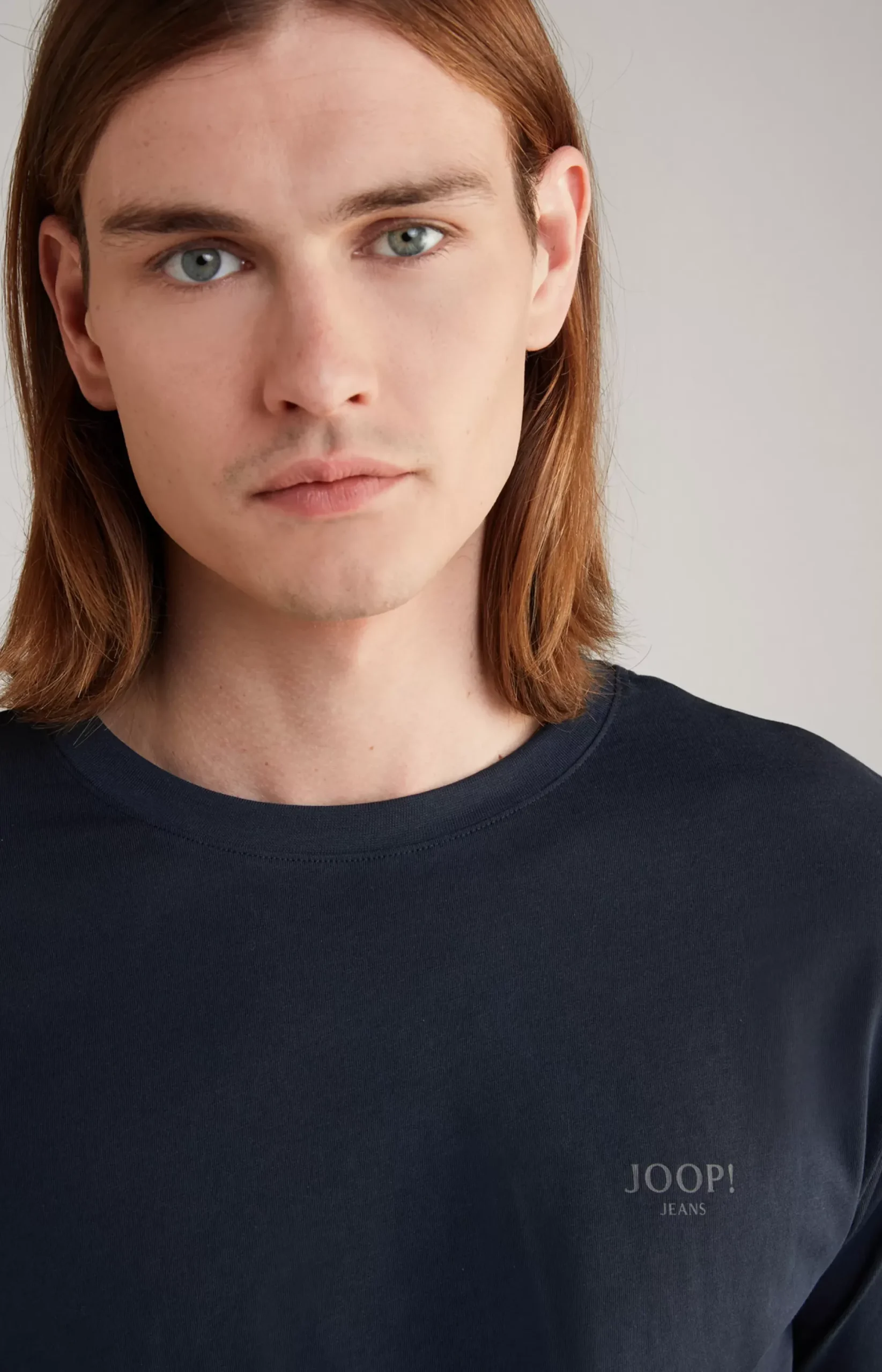 New JOOP! Alphis Long Sleeve Top in navy