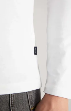 New JOOP! Alphis Long Sleeve Top in white