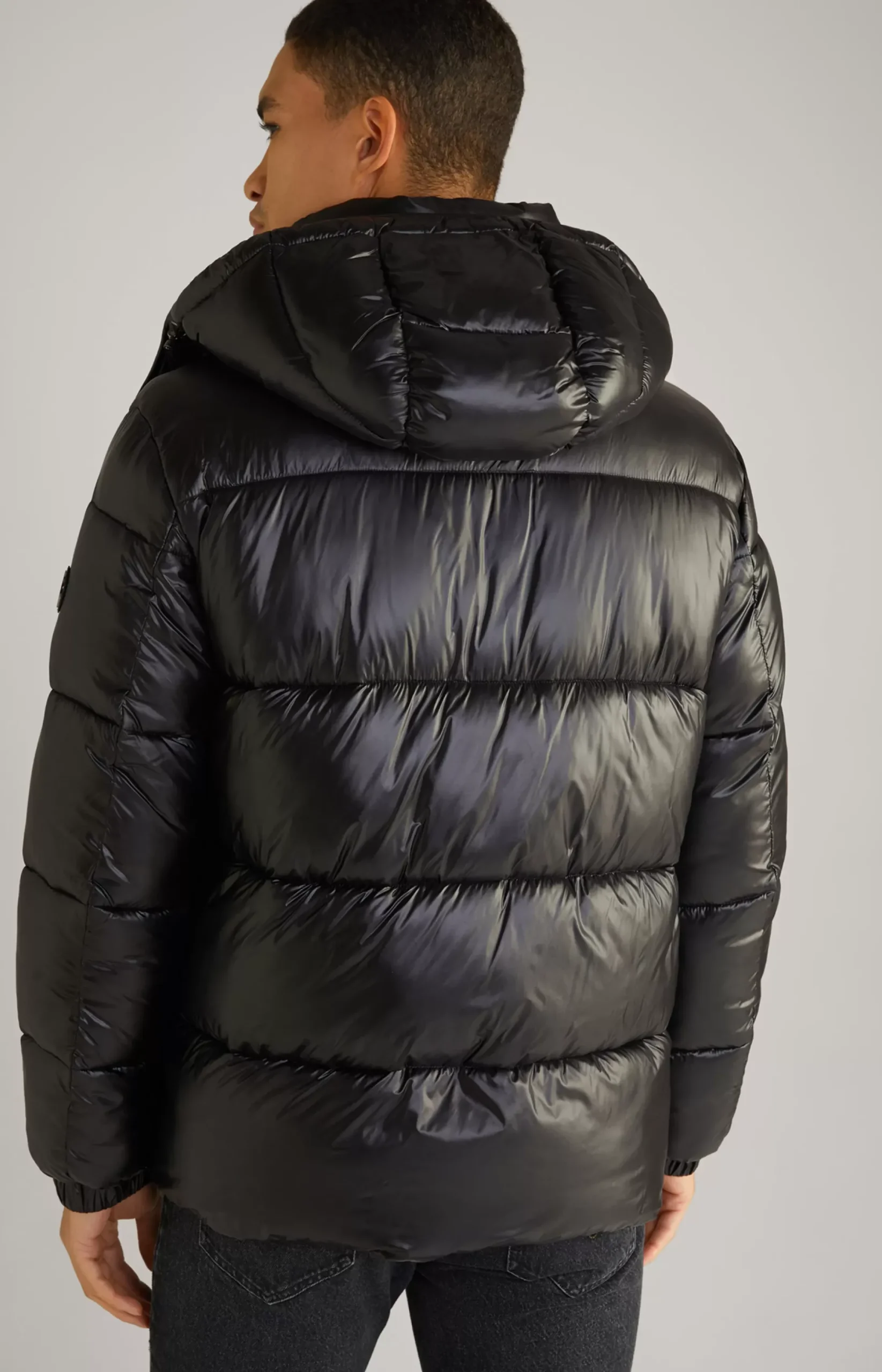 Sale JOOP! Ambro Quilted Jacket with Hood in black