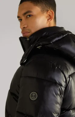 Sale JOOP! Ambro Quilted Jacket with Hood in black
