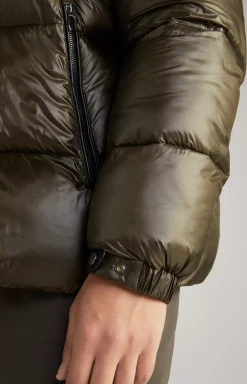 Discount JOOP! Ambro Quilted Jacket with Hood in Dark Green khaki