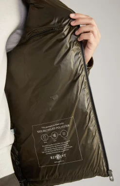 Discount JOOP! Ambro Quilted Jacket with Hood in Dark Green khaki