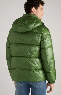 Clearance JOOP! Ambro Quilted Jacket with Hood in Light green
