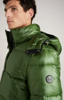 Clearance JOOP! Ambro Quilted Jacket with Hood in Light green