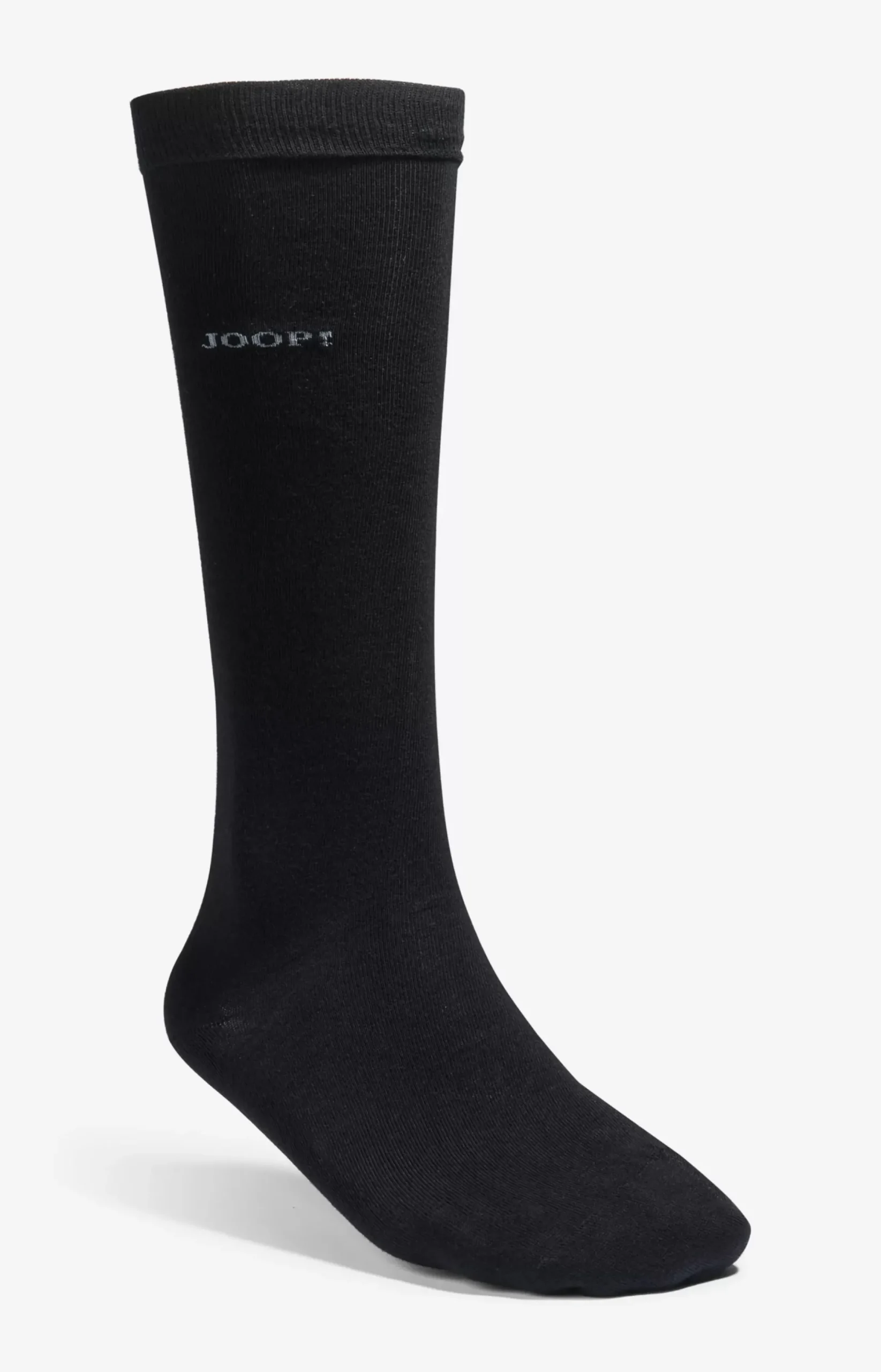 Hot JOOP! Basic Soft Cotton Knee-high Socks in black