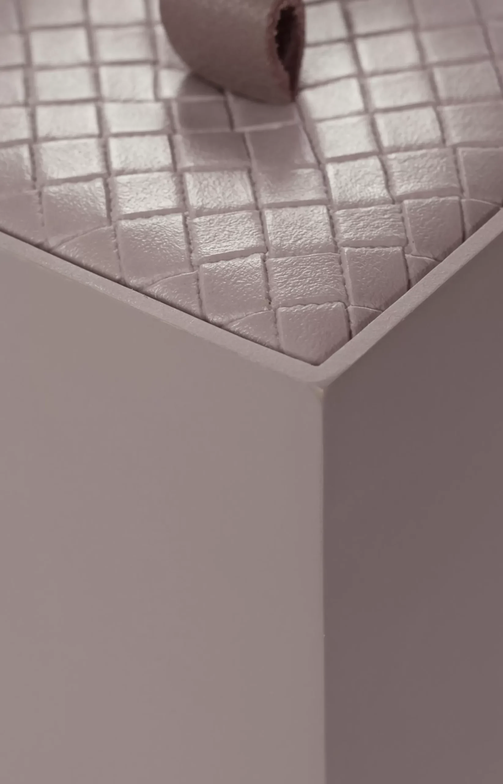 Best JOOP! Bathline cosmetics box, grey-rosé herringbone medium grey 2