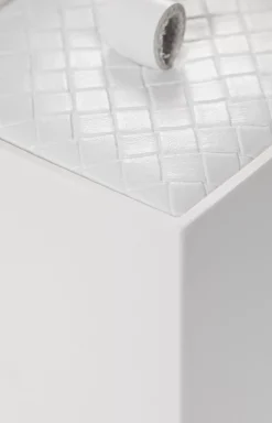 Sale JOOP! Bathline cosmetics box, white herringbone light beige
