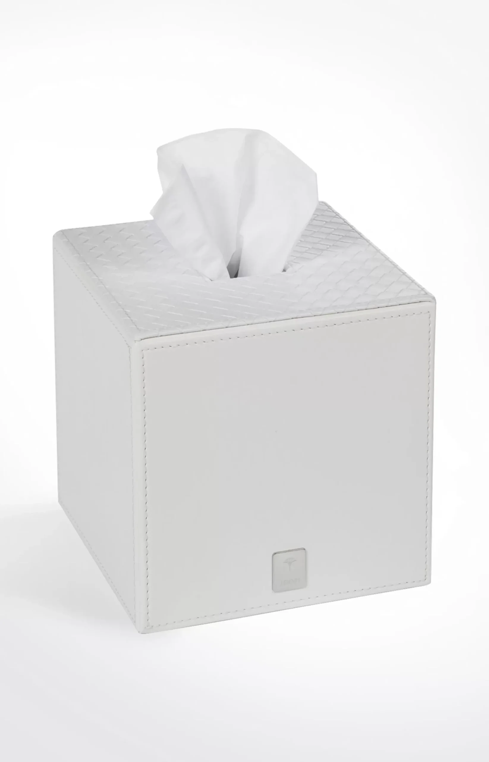 Best JOOP! Bathline tissue dispenser, white herringbone light beige