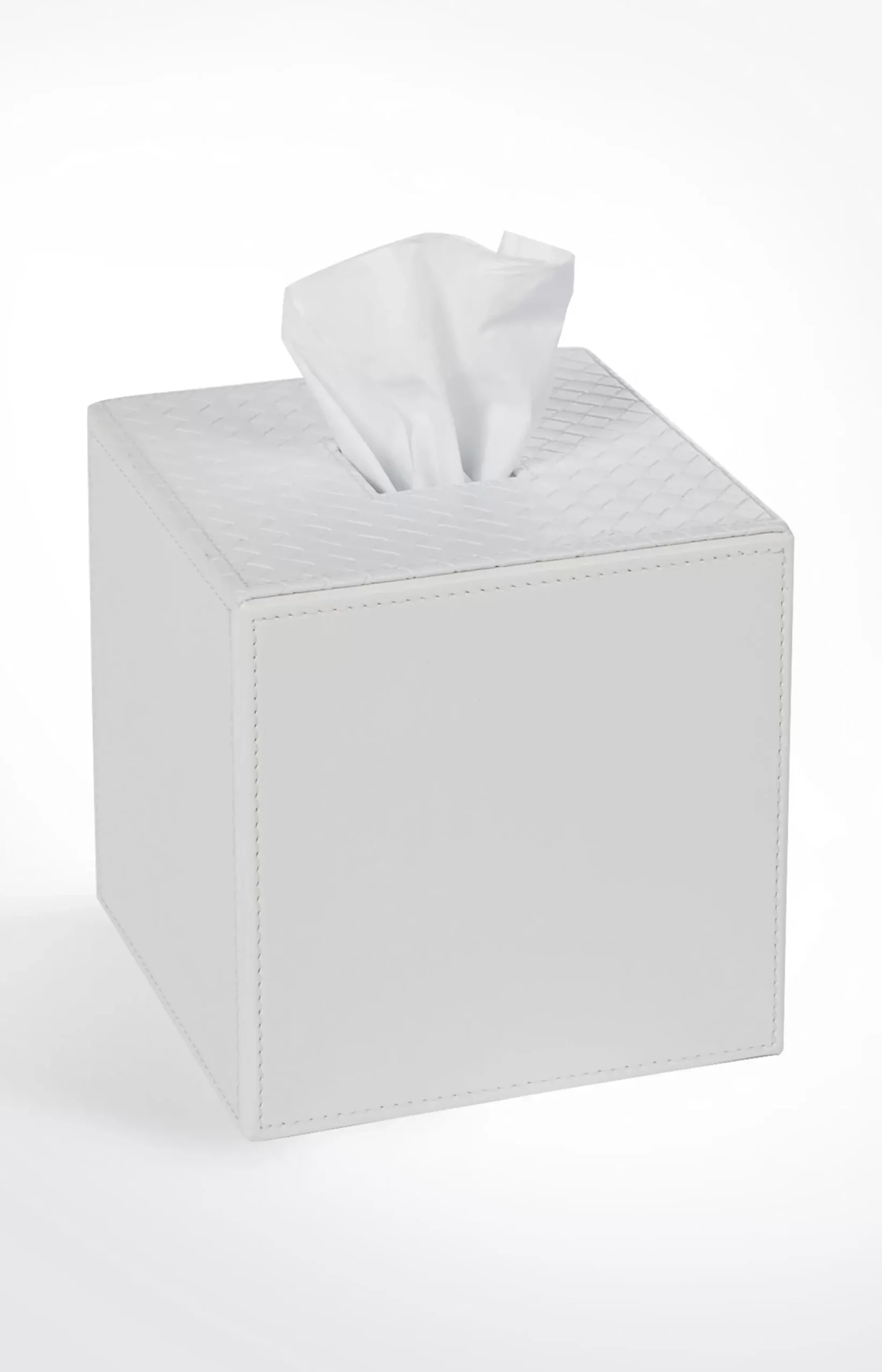 Best JOOP! Bathline tissue dispenser, white herringbone light beige