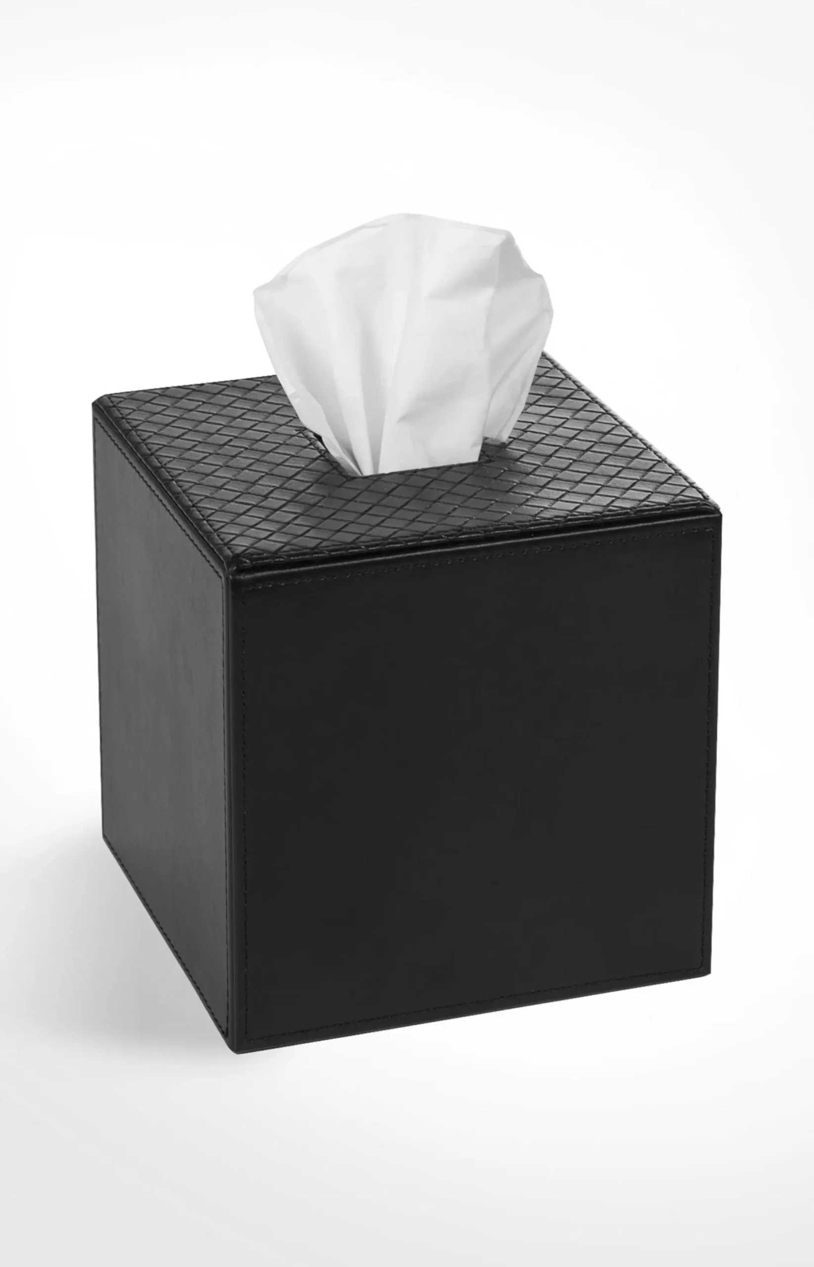 Hot JOOP! Bathline tissue dispenser, black herringbone black 1
