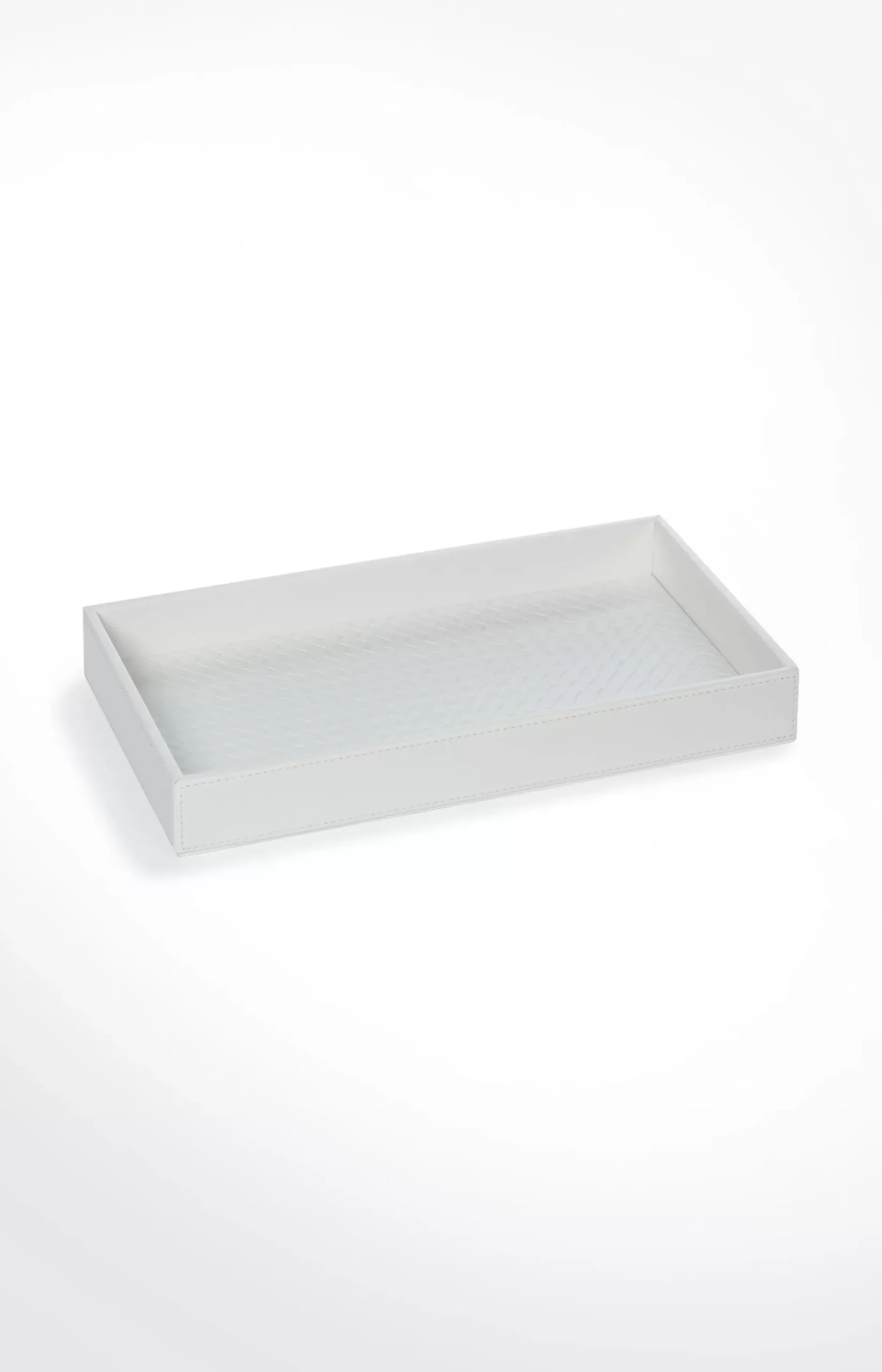 Best JOOP! Bathline tray, white herringbone light beige