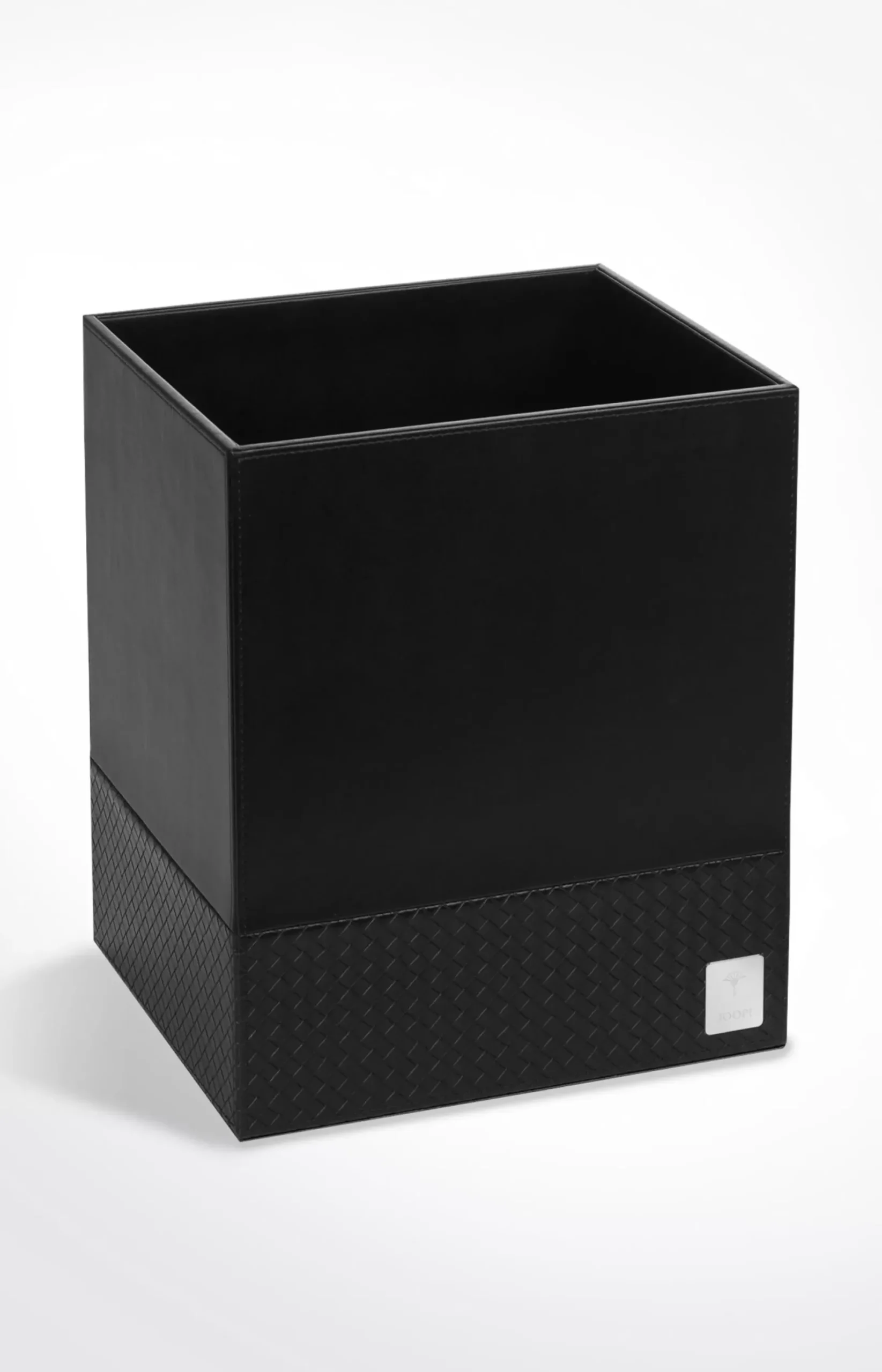 New JOOP! Bathline waste basket, black herringbone black 1