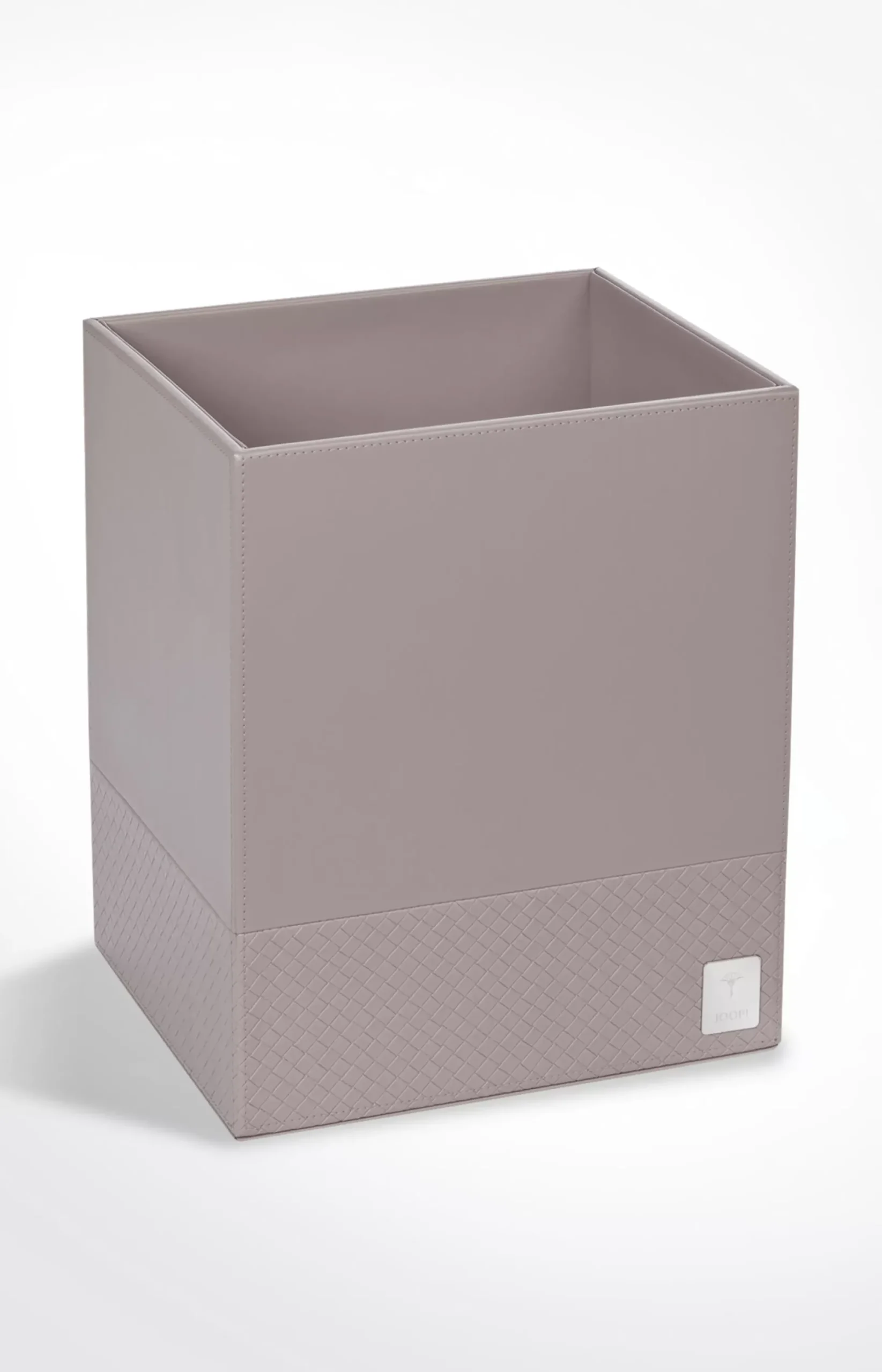 New JOOP! Bathline waste basket, grey-rosé herringbone medium grey 2