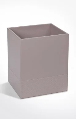New JOOP! Bathline waste basket, grey-rosé herringbone medium grey 2