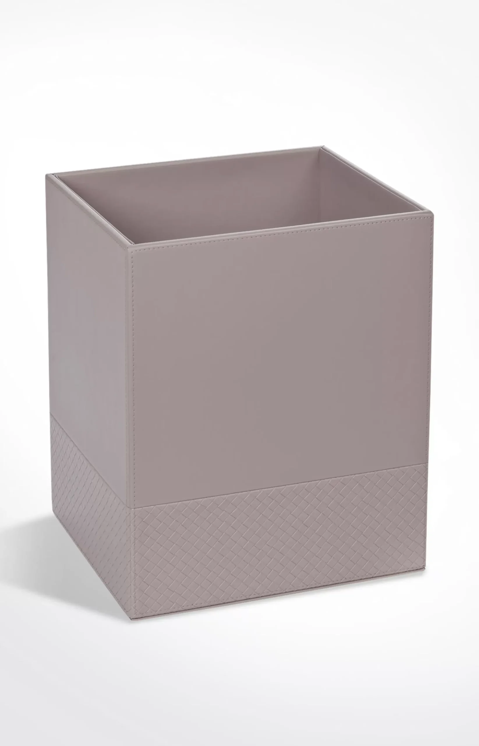 New JOOP! Bathline waste basket, grey-rosé herringbone medium grey 2