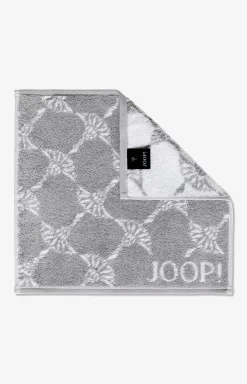 Sale JOOP! Black/White Cornflower Terrycloth Series in silver