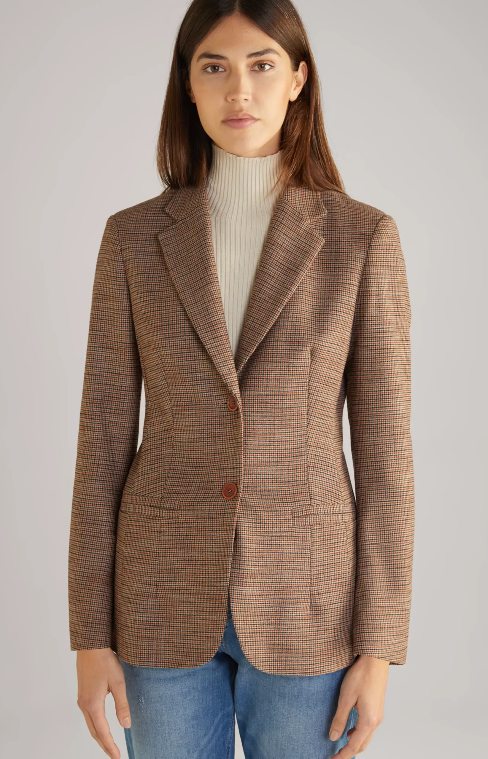 Best JOOP! Blazer in Red/Black/Ecru Pattern orange/black/beige patterned