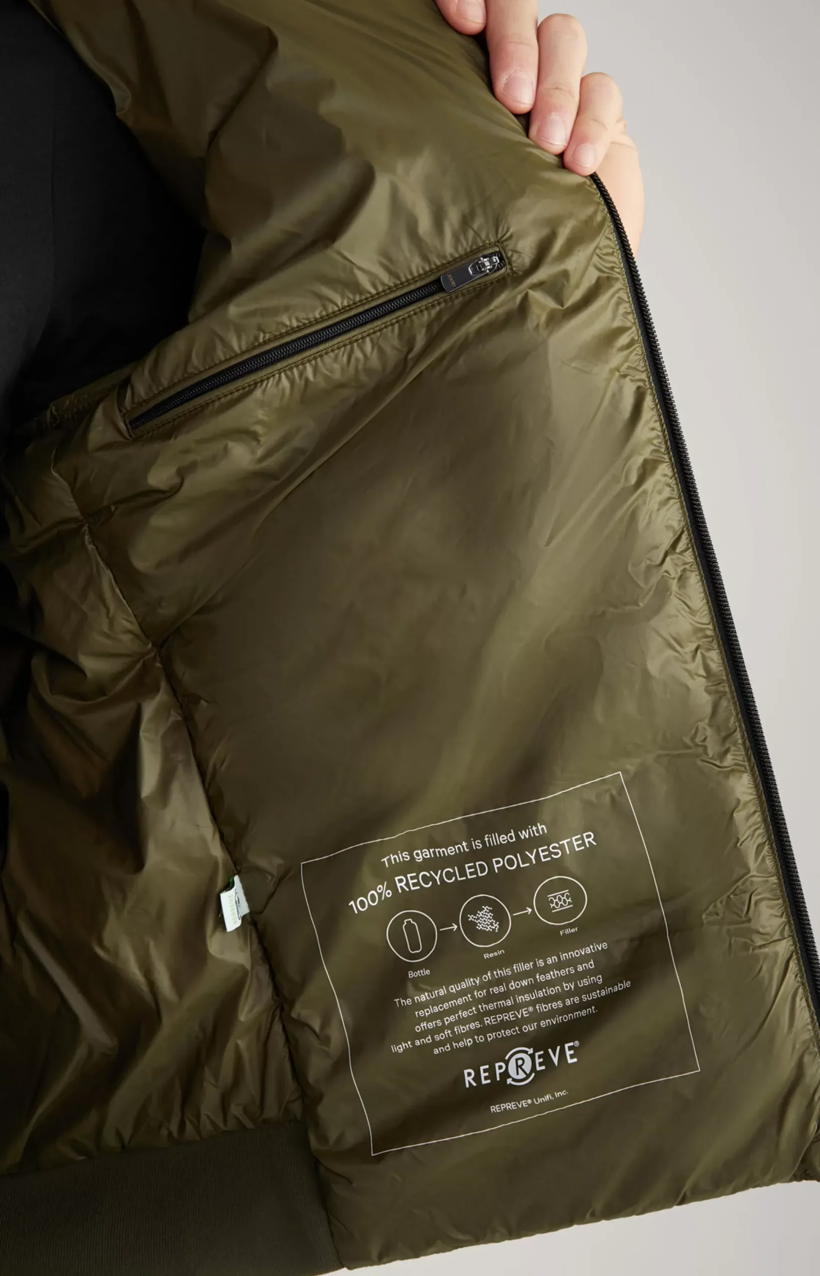 Online JOOP! Boros Quilted Jacket in dark green
