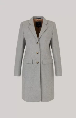Discount JOOP! Carly Coat in Grey Flecked grey melange