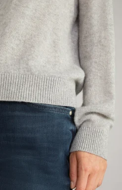 Best JOOP! Cashmere Knitted Sweater in Grey Marl grey melange