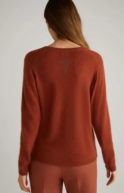 Clearance JOOP! Cashmere Knitted Sweater in copper brown