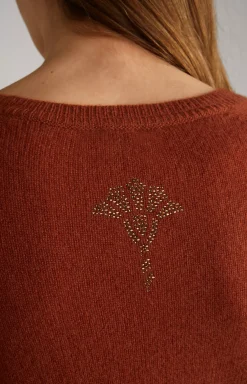 Clearance JOOP! Cashmere Knitted Sweater in copper brown