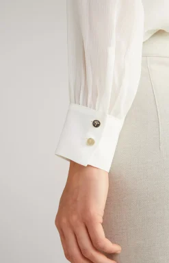 New JOOP! Chiffon Blouse in off-white