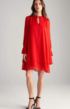 Online JOOP! Chiffon Dress in red