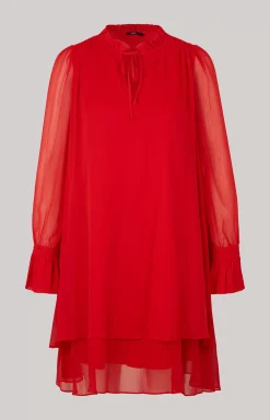 Online JOOP! Chiffon Dress in red