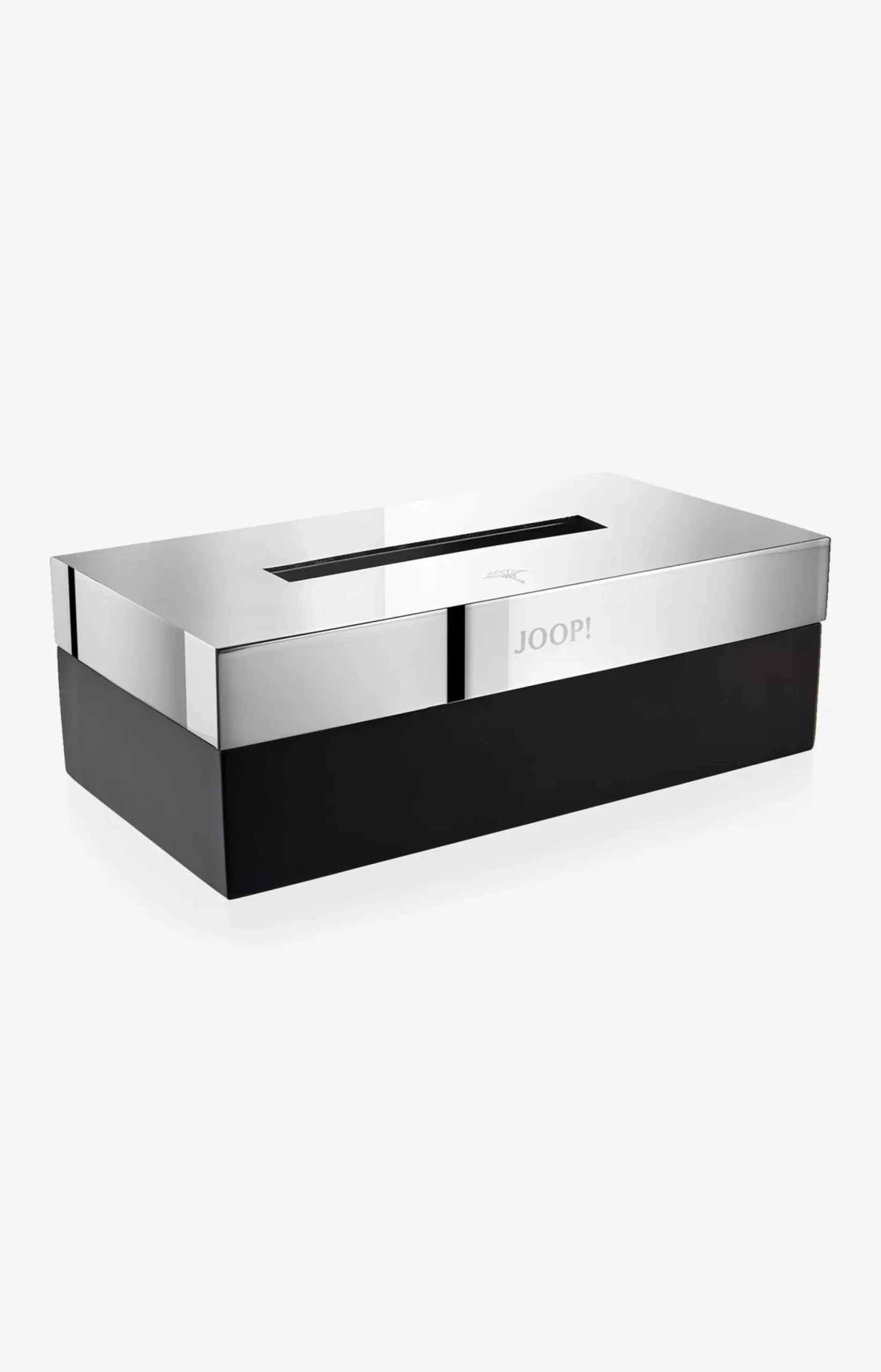JOOP! Chromeline tissue dispenser in matte black