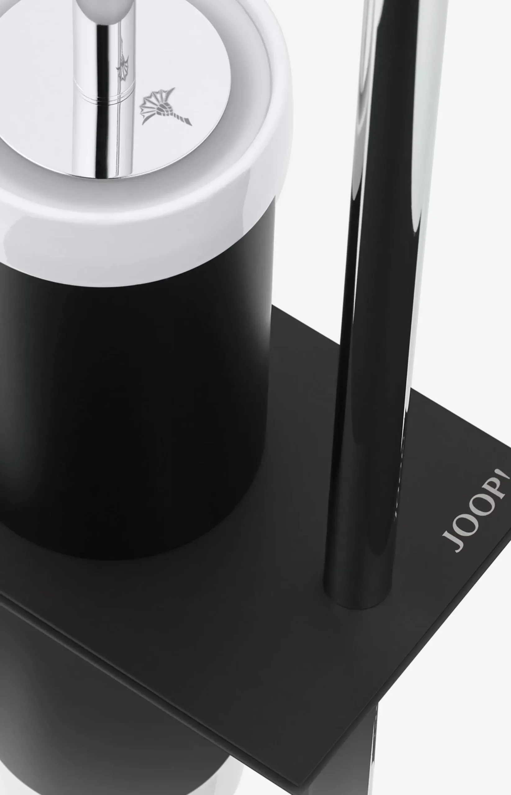 New JOOP! Chromeline toilet brush set in matte black