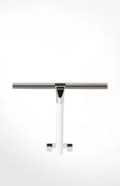 Outlet JOOP! Chromeline glass squeegee, silver/white plain light beige