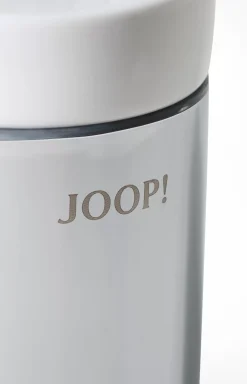 Hot JOOP! Chromeline soap dispenser, silver/white plain light grey 1