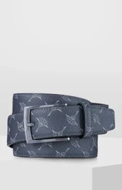 JOOP! Cornflower Belt in an Anthracite Pattern anthracite patterned