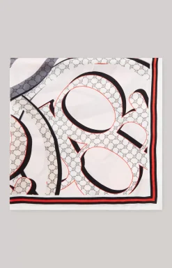 Discount JOOP! Cornflower Scarf in a Grey/Pink/Red Pattern Open Miscellaneous         