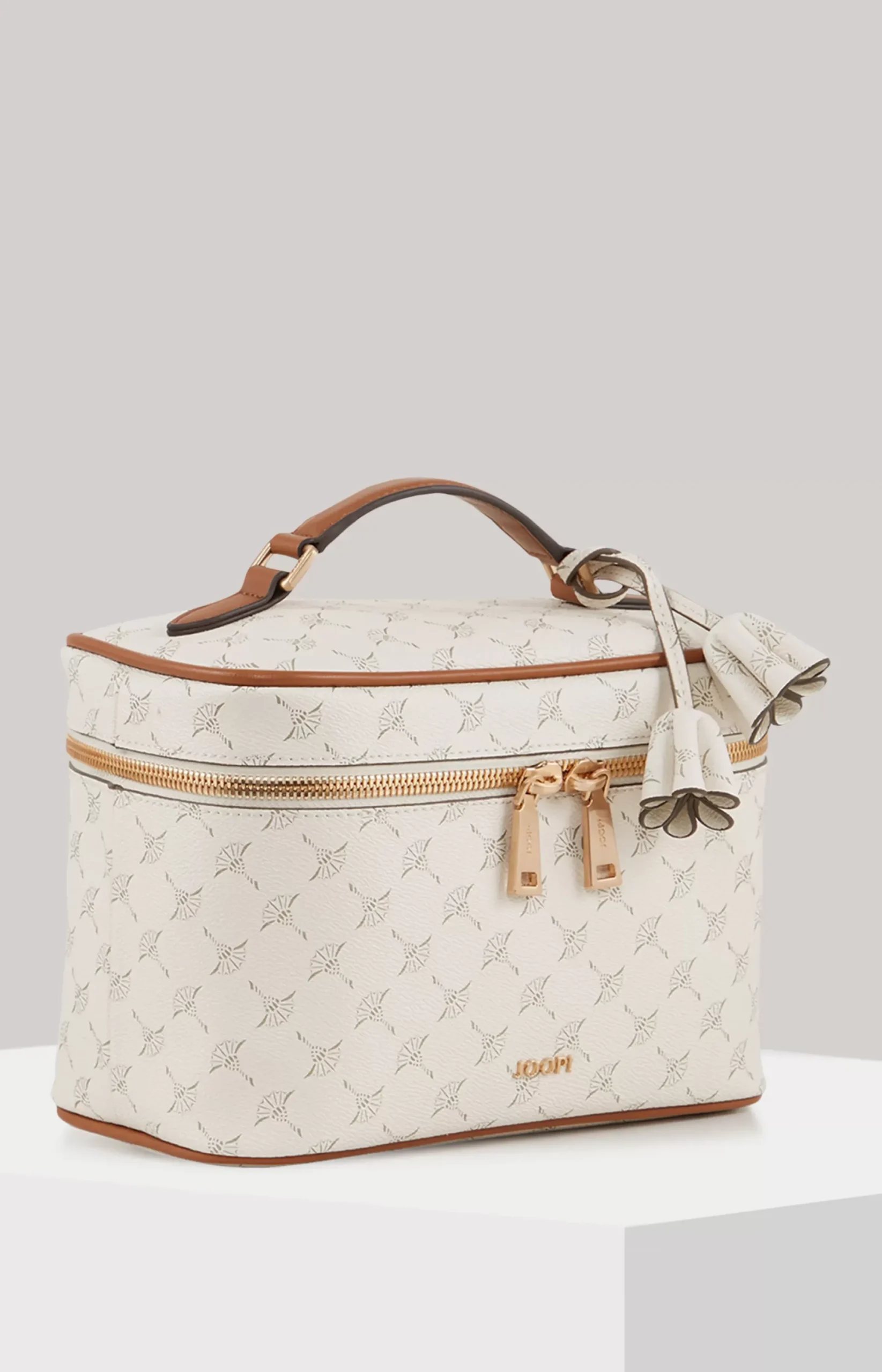 Online JOOP! Cortina Flora Beauty Case in off-white