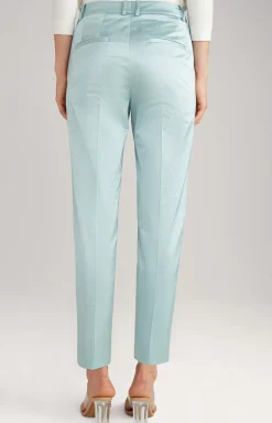JOOP! Cotton Blend Trousers in Mint light blue