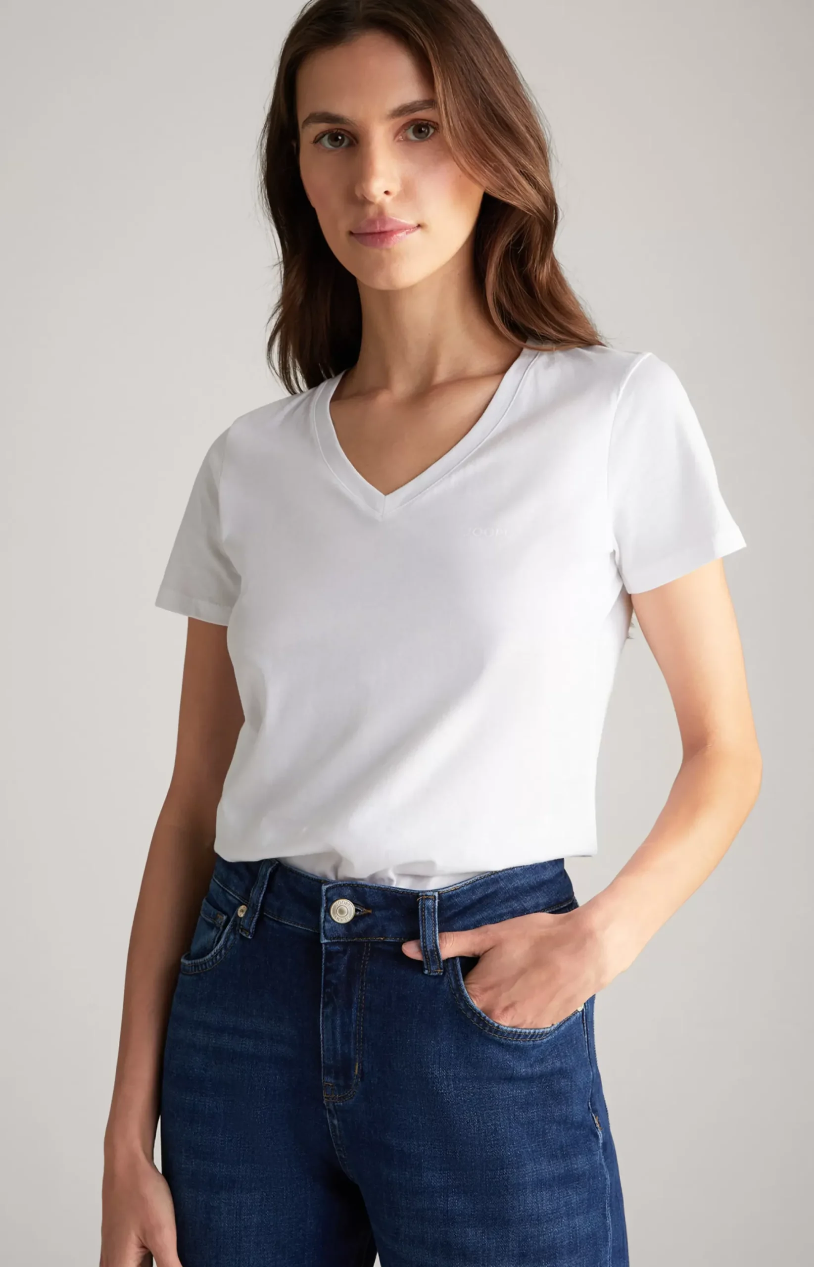 Online JOOP! Cotton T-Shirt in white