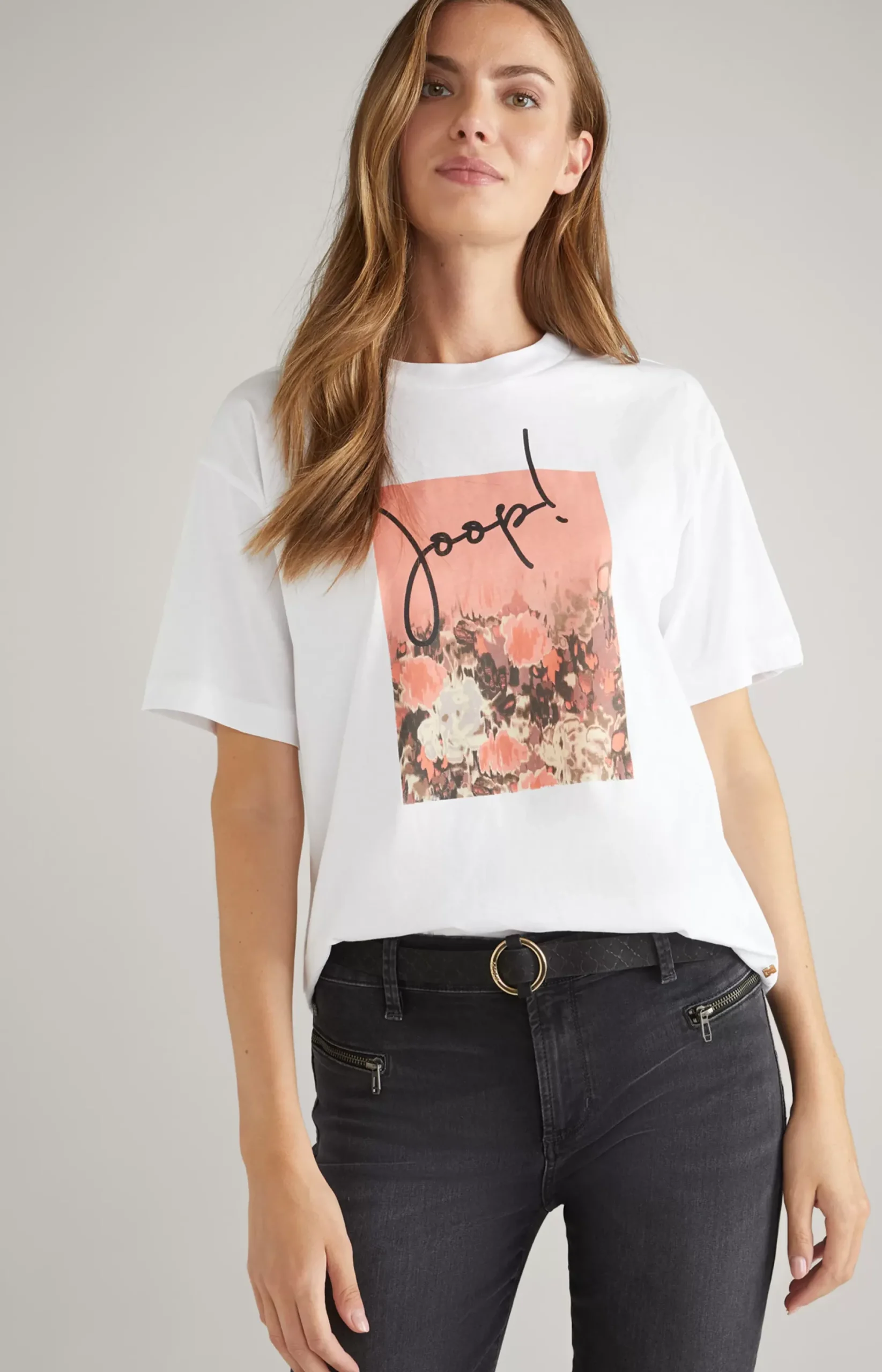 Hot JOOP! Cotton T-Shirt in white