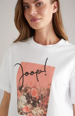 Hot JOOP! Cotton T-Shirt in white