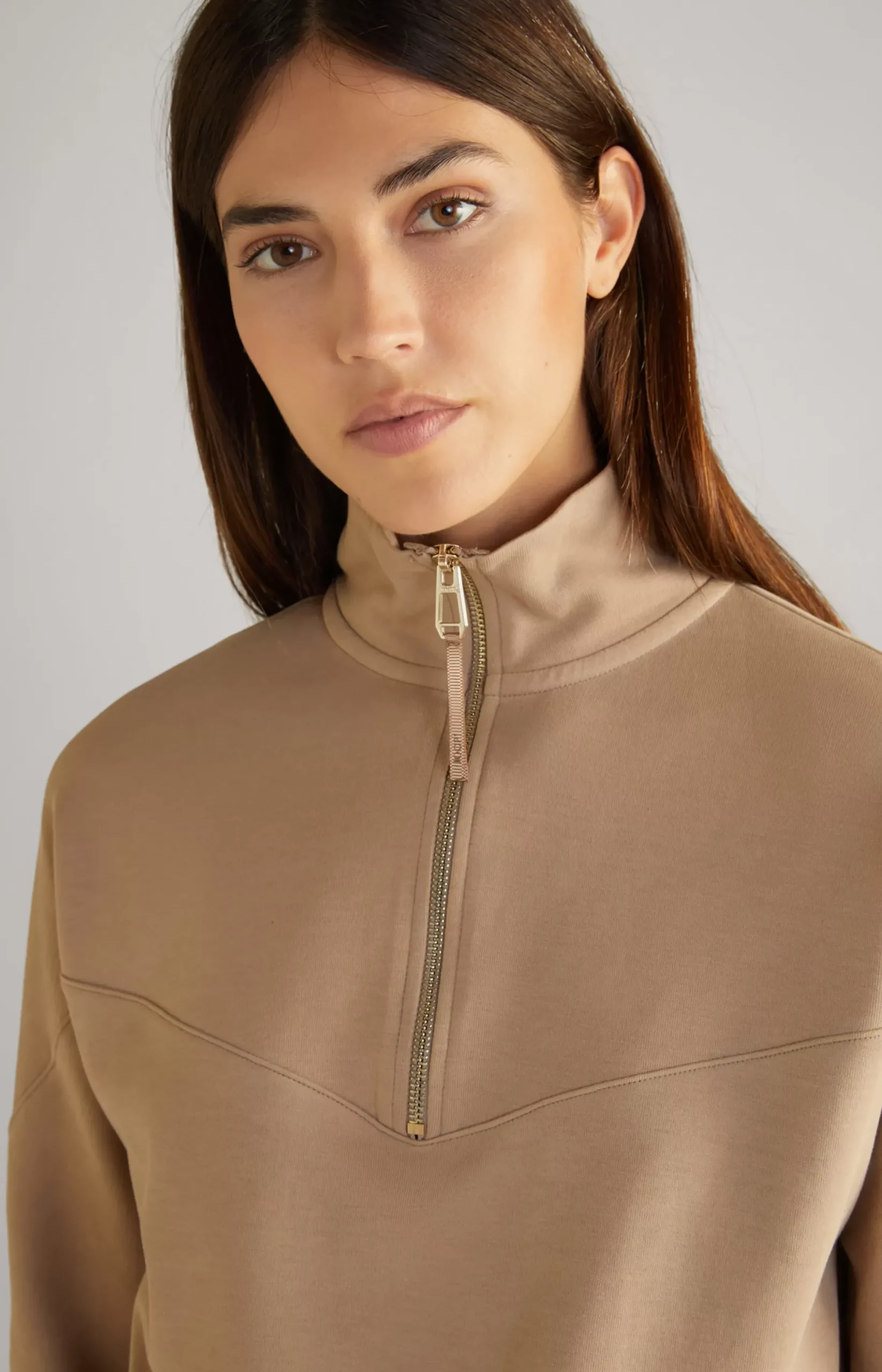 Online JOOP! Cropped Sweatshirt in light brown