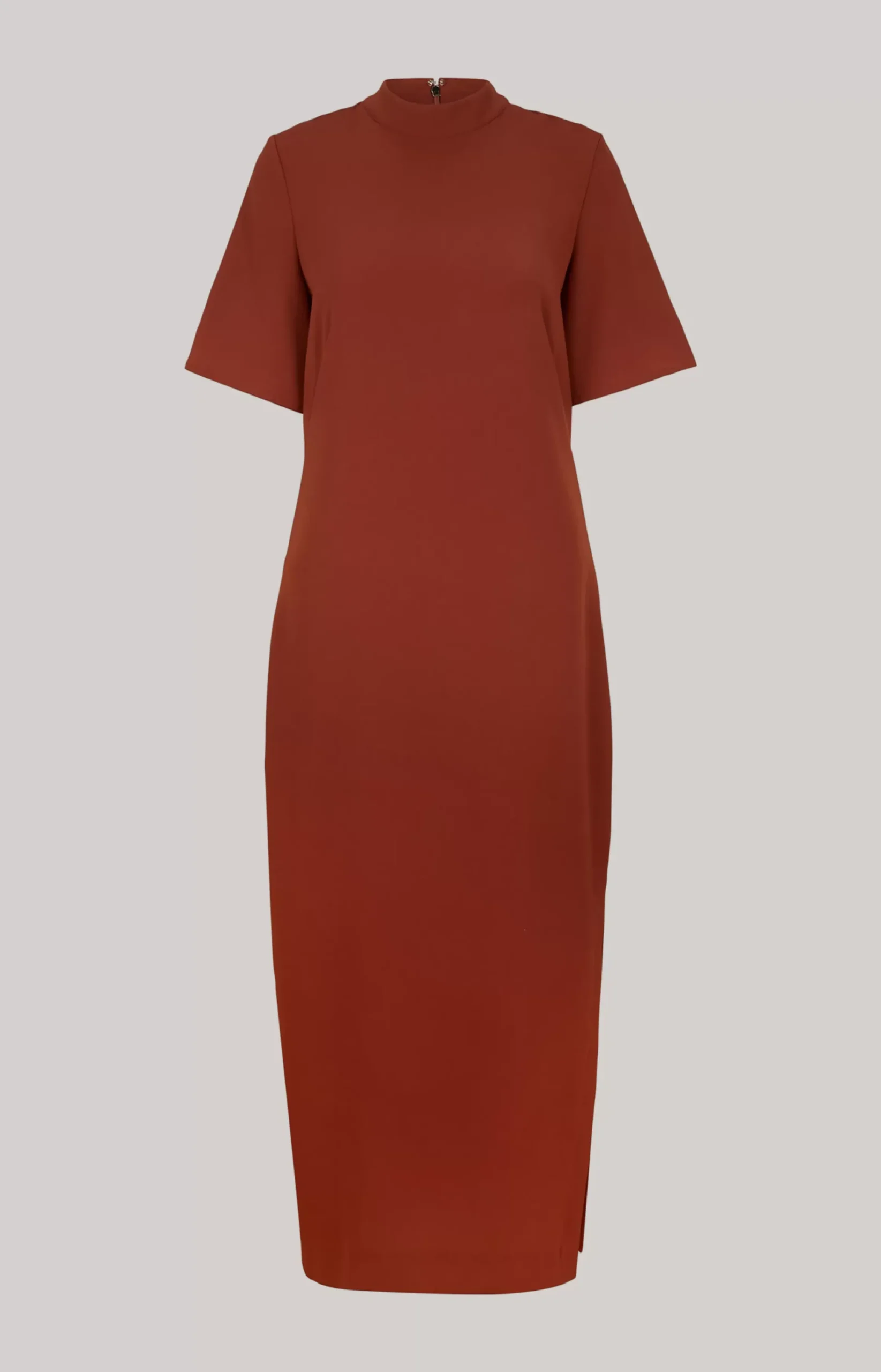 JOOP! Crêpe Dress in copper brown