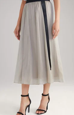 Online JOOP! Crêpe Organza Skirt in beige