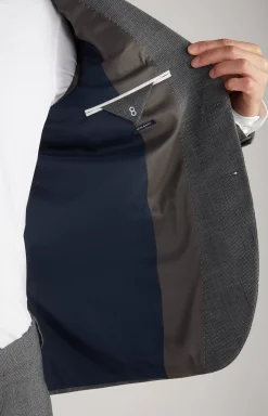 Outlet JOOP! Damon Gun Suit in Grey Check grey checked