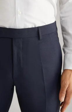 Outlet JOOP! Damon-Gun Virgin Wool Suit in Textured blue